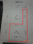 土地図面　地番２８－１(地図)